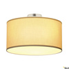 SOPRANA CL-1, lampa sufitowa, TC-DSE, okrągła, beżowy abażur, Ø/W 50/26 cm, maks. 3x60W (155373) - SLV