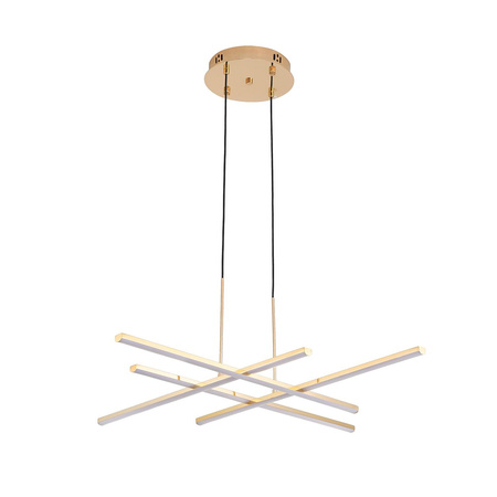 Lampa wisząca CRISS CROSS LED złota 78 cm (ST-MD240406-4 gold) - Step into Design