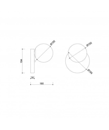 Kinkiet REFA A Kol. Czarny (RFA12000) - Ummo