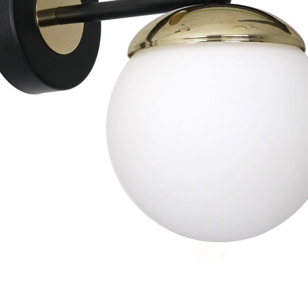 Kinkiet SPARTA BLACK / GOLD 1xE14 (MLP6512) - Eko-Light