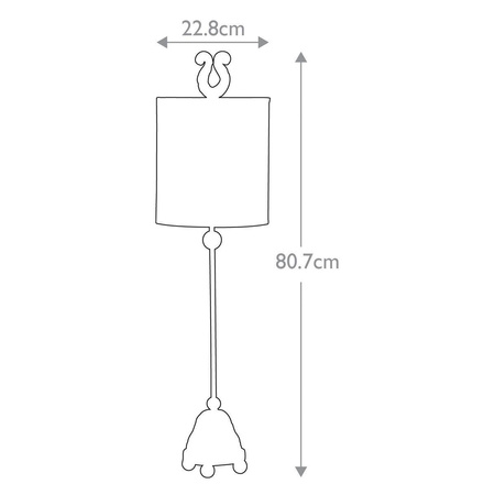 Lampa stołowa Phoenician (FB-PHOENICIAN-TL) - Elstead Lighting