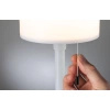 Lampka stołowa solarna BARTJA LED 3-STEP DIM USB-C 1.6W 160lm 2700K IP44 biały / tworzywo sztuczne (PL94606) - PAULMANN