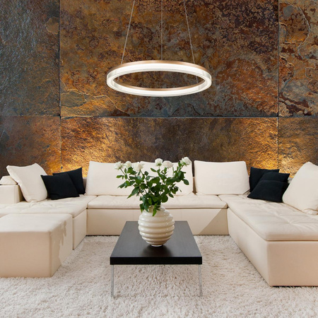 Lampa wisząca Midway Cristal mała (LP-033/1P S GD Cristal Triangle) - Light Prestige