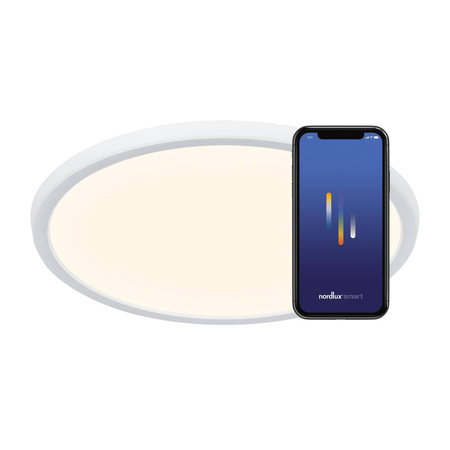 Lampy sufitowe OjaSmart Nordlux LED Tworzywo sztuczne Biały