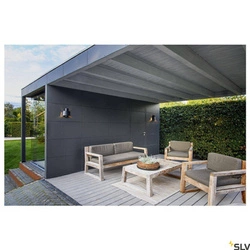 Kinkiet zewnętrzny PHOTONI kolor rdzy czarna (1007585) - SLV