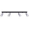 Plafon WINX 4L czarny/chrom (SL.1371) - Sollux Lighting