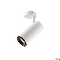 NUMINOS® SPOT PHASE L, wewnętrzna oprawa sufitowa natynkowa LED, biała/czarna 2700 K 24° (1004294) - SLV