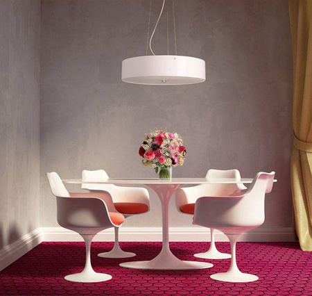 Żyrandol mini LIMA bordo (66515 Ramko) - żyrandol