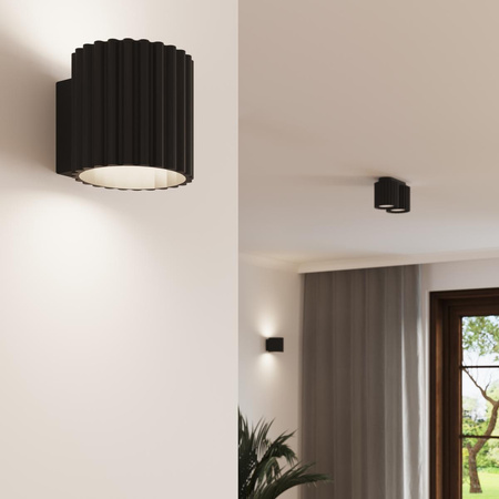Plafon AURA 1 czarny GU10 (SL.1784) - Sollux Lighting