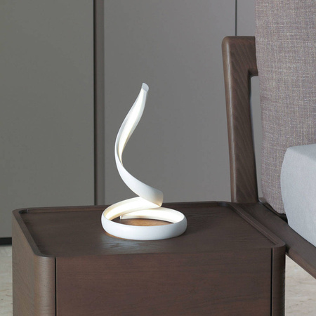Lampa Stołowa FLAME Kol. Biały 4000K (0029.40.BI N) - Vivida
