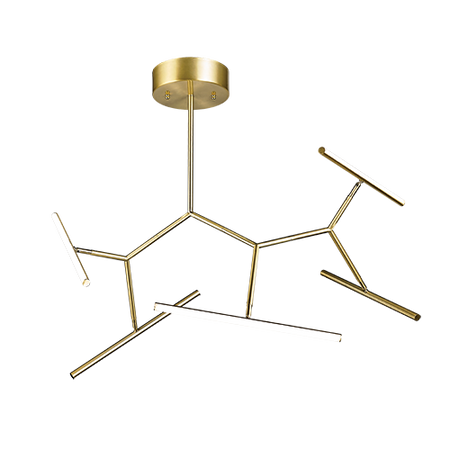 CEILING LIGHT 49W 3000K ALUMINUM & SILICON DIMMABLE ANTIQUE GOLD COLOR (2071 Zambelis) - Zambelis