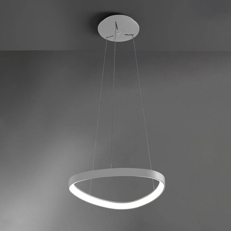 Lampa Wisząca LIFERING Kol. Biały, Ø 61 cm (0083.30.BI DIM WN) - Vivida