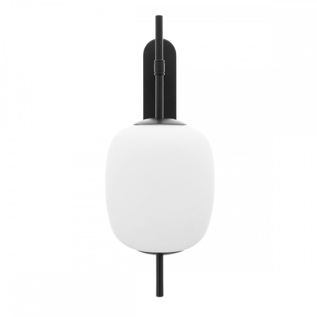 EPLI MINI W czarna lampa ścienna / kinkiet z podwyższoną szczelnością IP44 (EMK120S0) - Ummo