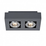 Plafon CASEMIRO kol. czarny (IT8002S2-BK/AL) ITALUX