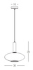 PENDANT LIGHT 1XE27 MAX 40W OPAL GOLD MATT (22072 Zambelis) - Zambelis