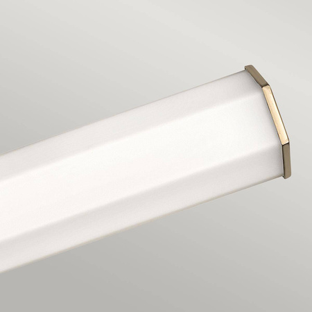 Kinkiet LED Facet - Stary mosiądz (QN-FACET-LED2-HB-BATH) - Quintiesse