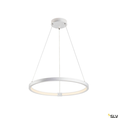 ONE 60 DALI, wewnętrzna oprawa wisząca LED, biała, 3000 K/4000 K (1002910) - SLV