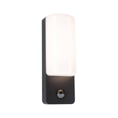 Oprawa elewacyjna BONNIE LED PIR 8.5W 560lm 3000K IP44 230V antracyt aluminium (PL94851) - PAULMANN