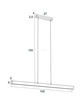 Lampa wisząca VERMONT ARGON 3950 - żyrandol