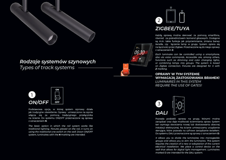 Łącznik MT0016 T do szyn podtynkowych. Montaż na sufit lub ścianę. Do szyn MT0006, MT0007 - MAXLIGHT 