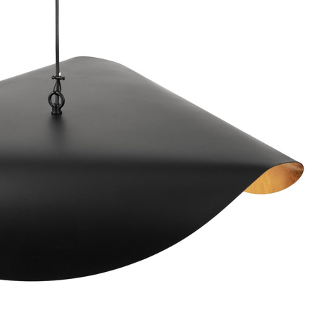 Lampa wisząca ENZO czarno złota 60 cm (ST-F22020601-D60 black) - Step into Design