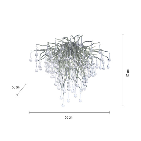 Lampa sufitowa ICICLE 50 cm (8091-55) - Paul Neuhaus