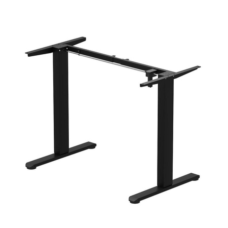 Elektrycznie regulowany stelaż do biurka z ładowarką USB Control Flex+ Czarny (LV0739) - LVN SYSTEM