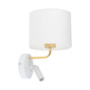 RICHI WHITE/GOLD KINKIET 1xE27+1xG9 (1370) - TK Lighting