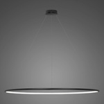 Lampa wisząca Ledowe Okręgi No.1 180cm 3k czarna Dali (LA073/P_180_in_3k_black_Dali) - ALTAVOLA DESIGN