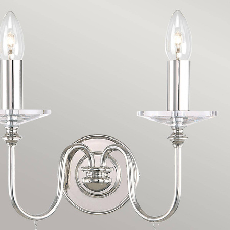 Kinkiet Finsbury Park (FP2-POL-NICKEL) - Elstead Lighting