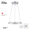PURE E-LOOP LAMPA WISZĄCA ALUMINIUM (2551-95) - Paul Neuhaus