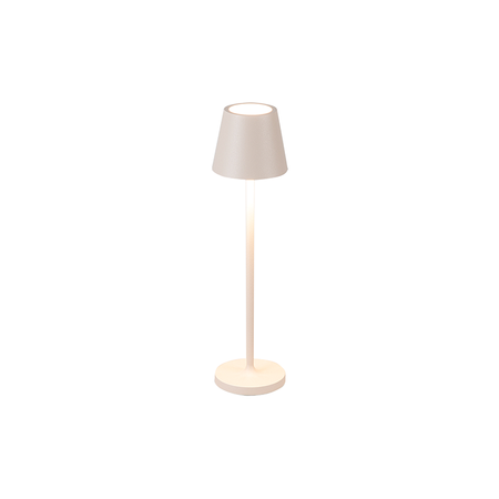 OUTDOOR PORTABLE TABLE LIGHT 1,5W 3000K ALUMINIUM SAND (E371 Zambelis) - Zambelis