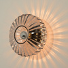 CEILINGWALL LIGHT E27 MAX 40W METAL-GLASS ANODISED DARK GREY (23011 Zambelis) - Zambelis