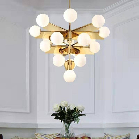 MOOSEE lampa wisząca SOLEI złota (MSE010100141) - Moosee