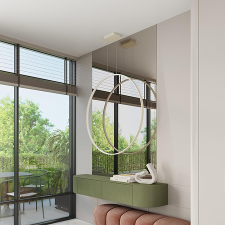 Lampa wisząca RIO 55 beżowa LED 4000K (TH.364) - Thoro Lighting