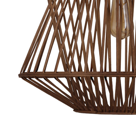 Lampa wisząca Boho bambusowa 38x38x132cm (55705-017) - DIJK
