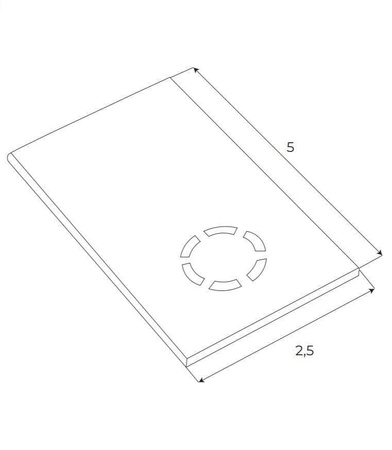 MAXLIGHT MA0012 Zaślepka końcowa do szyn natynkowych głębokich MT0001, MT0002
