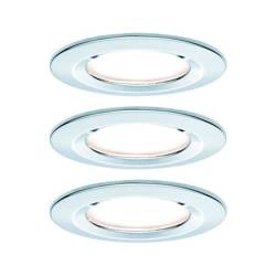Zestaw Oprawa wbudowana Nova Coin LED 3-st ściemnianie 3x6,5W 2700K 230V Chrom/Aluminium (PL93499) - PAULMANN
