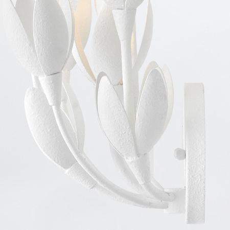 Designerski kinkiet Flora - 3 źródła światła - Tynk strukturalny (QN-FLORA-3W-WHT) - Quintiesse