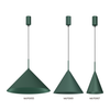 Lampa wisząca CAPITAL zielona Ø32cm (MLP0961) - Milagro