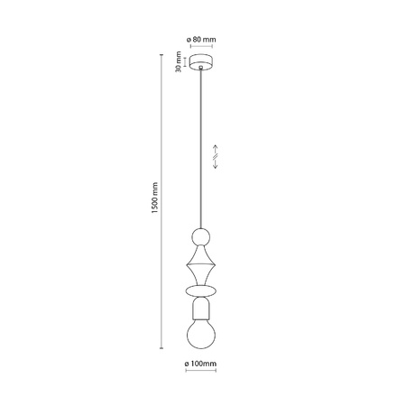 TOWER NEW BROWN 1XE27 (11315) - TK Lighting