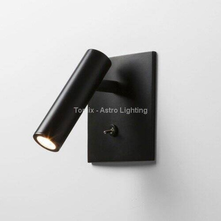 Kinkiet do czytania ENNA Led Square z włącznikiem czarny (1058024 Astro lighting)
