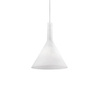 Biała lampa wisząca COCKTAIL SP1 mała (074337) Ideal Lux - żyrandol