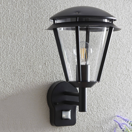 Kinkiet Inova PIR 1lt wall IP44 60W (49946) - Saxby