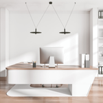 PENDANT LED LIGHT 2X7W 3000K METAL BLACK (23227 Zambelis) - Zambelis