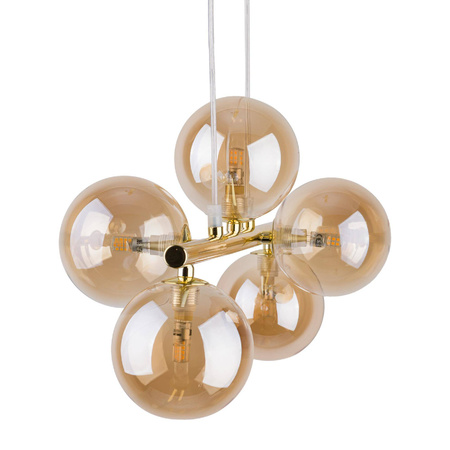 Lampa wisząca ESTERA GOLD 5 PŁ (4549) - TK Lighting