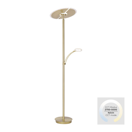 ARTUR LAMPA PODŁOGOWA MATOWY MOSIĄDZ (673-60) - Paul Neuhaus