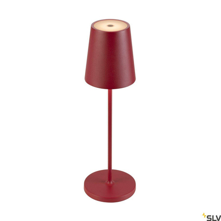 Przenośna lampa VINOLINA TWO 2200/2700/3000 K, TOUCH,  czerwona (1007694) - SLV