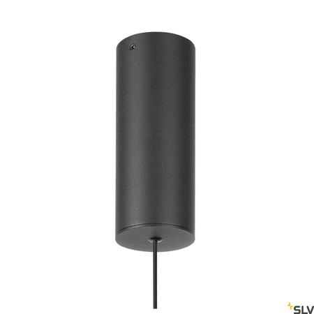 HELIA AMBIENT 35, lampa wisząca LED indoor, TRIAC, kolor czarny, z rozetą (1003436) - SLV
