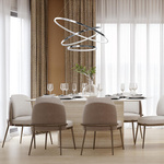 Lampa wisząca HOOP CHROME 93W LED (ML1551) - Milagro